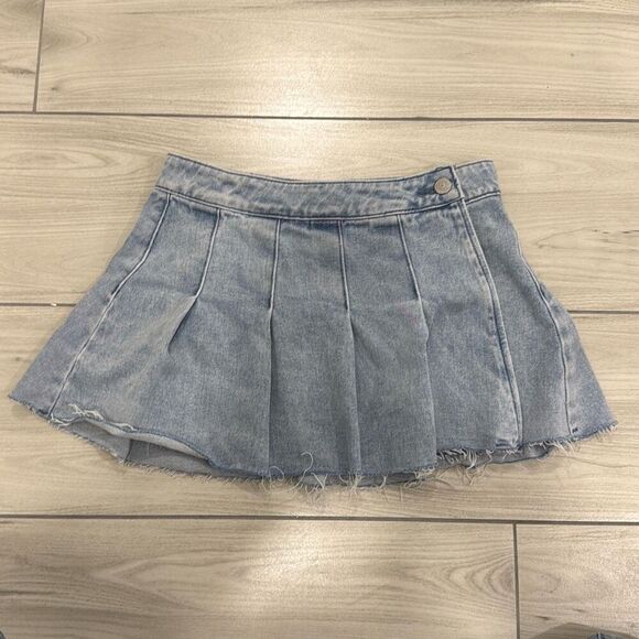 Pacsun is wrap denim skirt size 24 - Picture 1 of 5